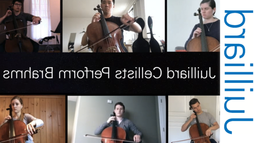 几个学生演奏大提琴的屏幕截图